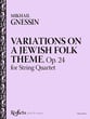 Variations on a Jewish Folk Theme, Op. 24 P.O.D cover